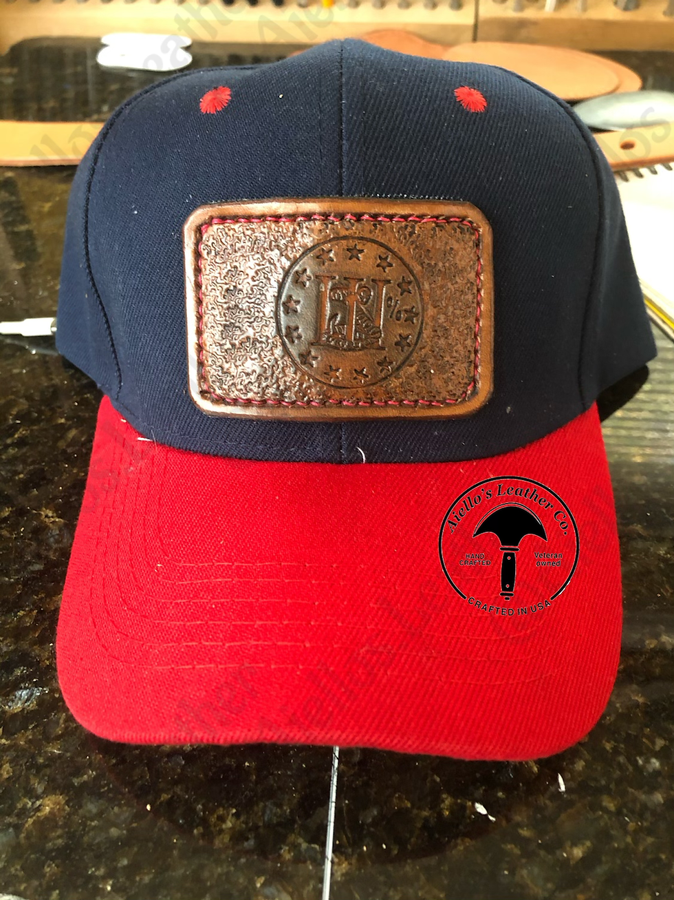 Thumbnail: Custom leather patches and hat 