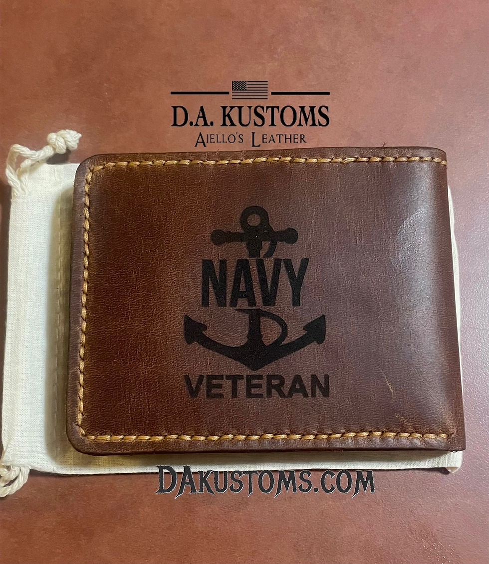 Thumbnail: Bi-fold leather wallets