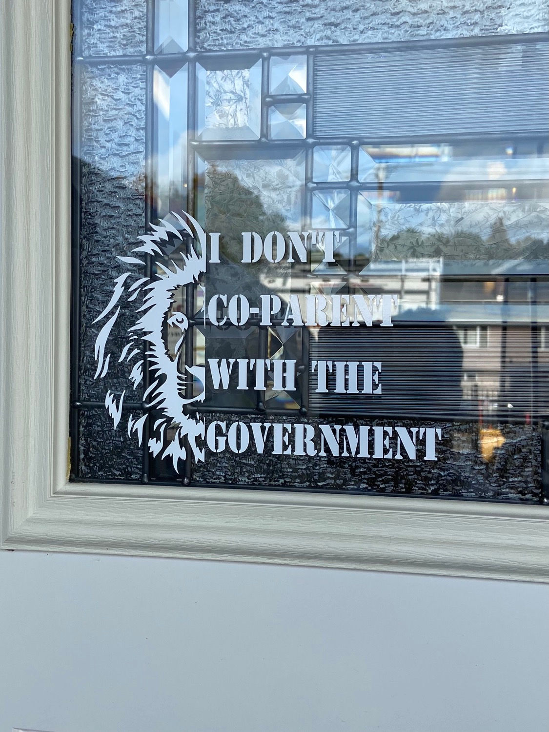 Stickers “I don’t Co-Parent with the government
