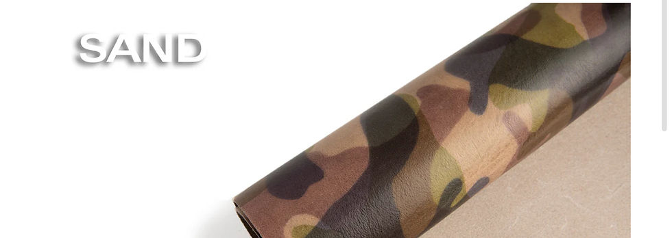 Thumbnail: Camo leather bifold wallet. 