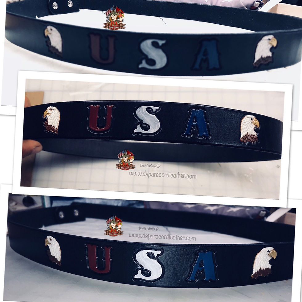 Thumbnail: Custom leather belts 