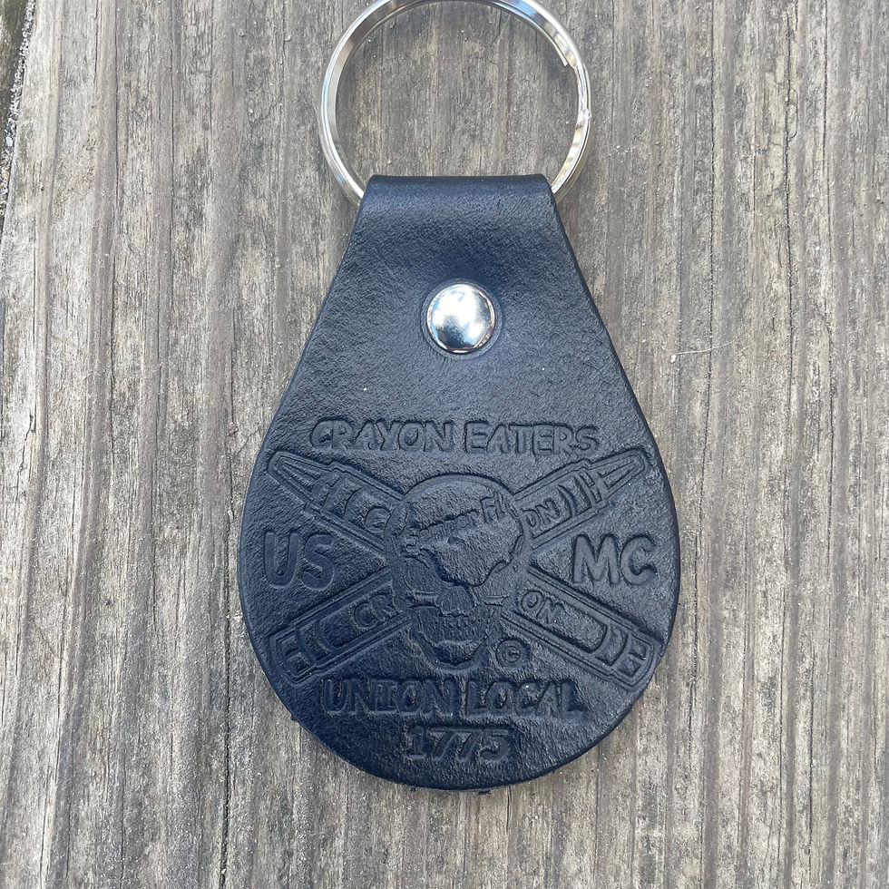 Thumbnail: Crayon eaters ©️ USMC leather key fobs 