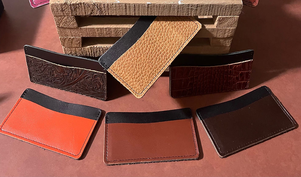 Thumbnail: Leather horizontal wallet