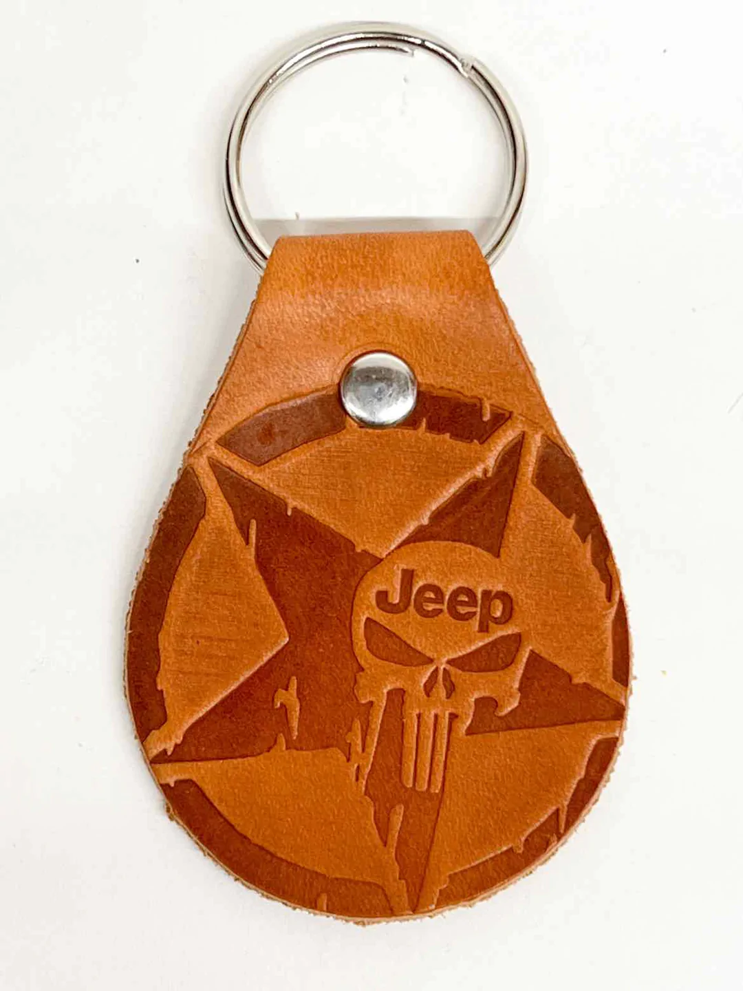 "JEEP" Leather Key Fob