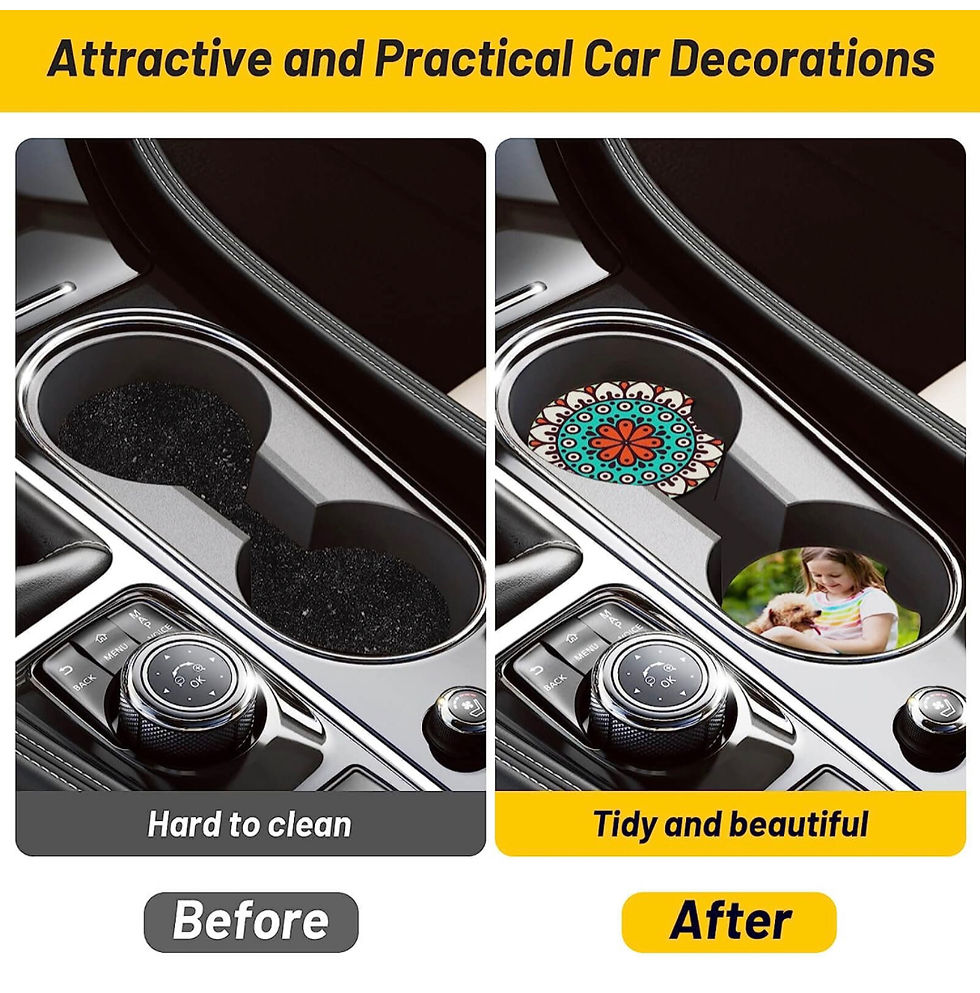 Thumbnail: Gnomes Car Coasters (set)