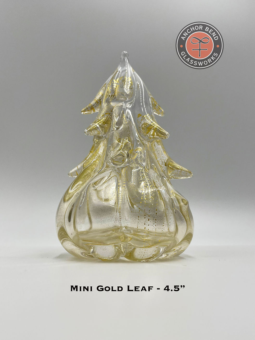 Thumbnail: Hand Blown Glass Sculptural Trees Made in Newport RI USA christmas holiday seasonal gift