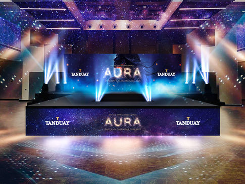 Tanduay Calendar Girl 2025, Event organizer, KV, Set Design, Production Design, Stage design, Space, Constellation tattoo, AURA, PR