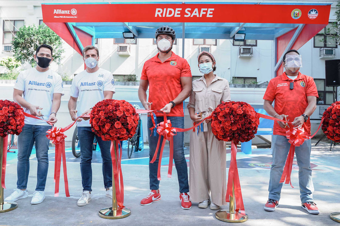 Allianz Bike pit stop, San Juan City, Manila, Philippines, Bike repair station, Solar powered, waiting shed, 3D design concept, PR, Pandemic, active lifestyle, sports, road safety, 3D modeling, design