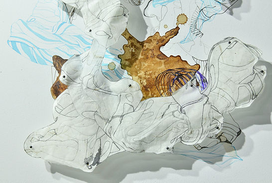 Barbara LERCH Les Cloutés dessin comptemporain ©Sébastien FERRARO