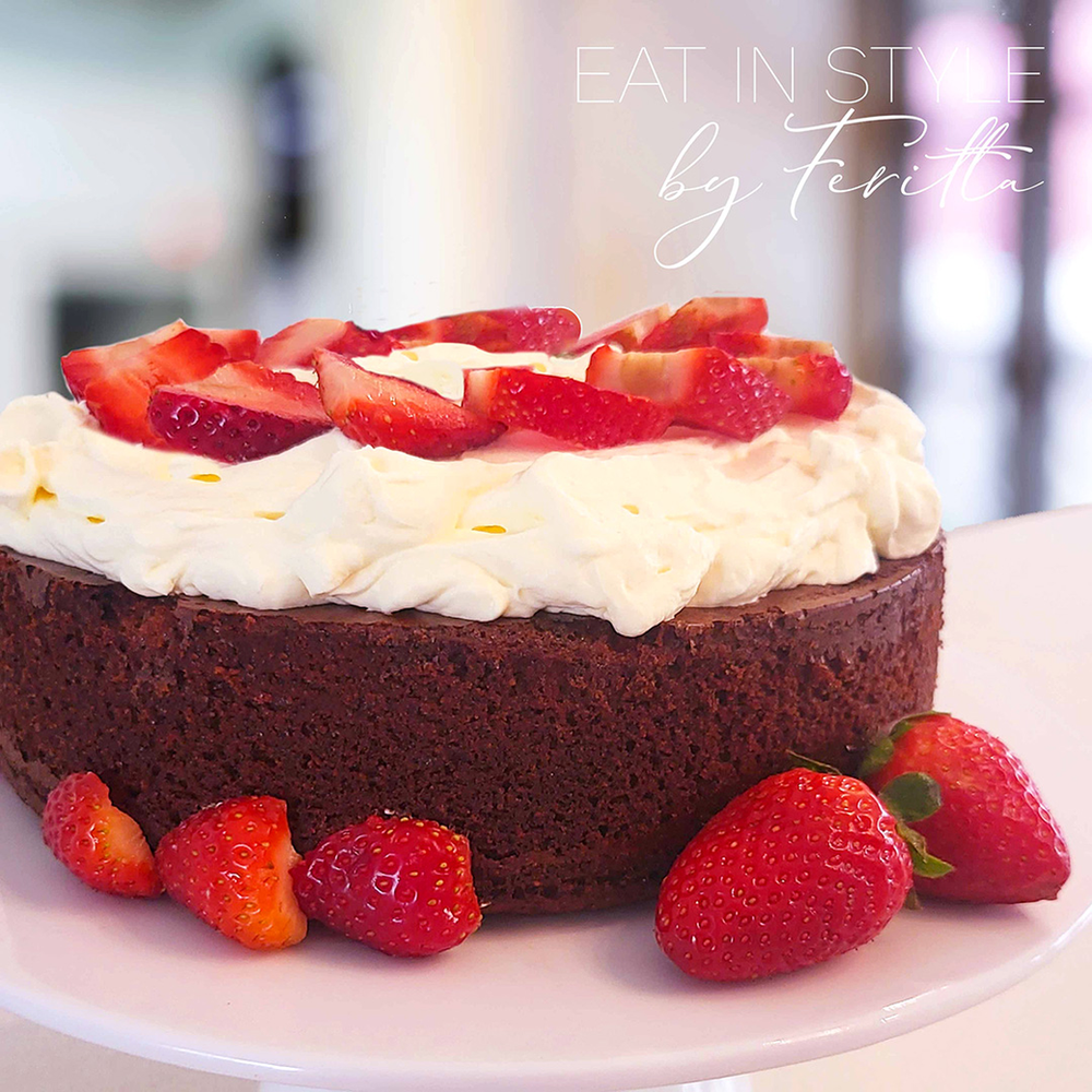 White Chocolate Orange Almond Cake 