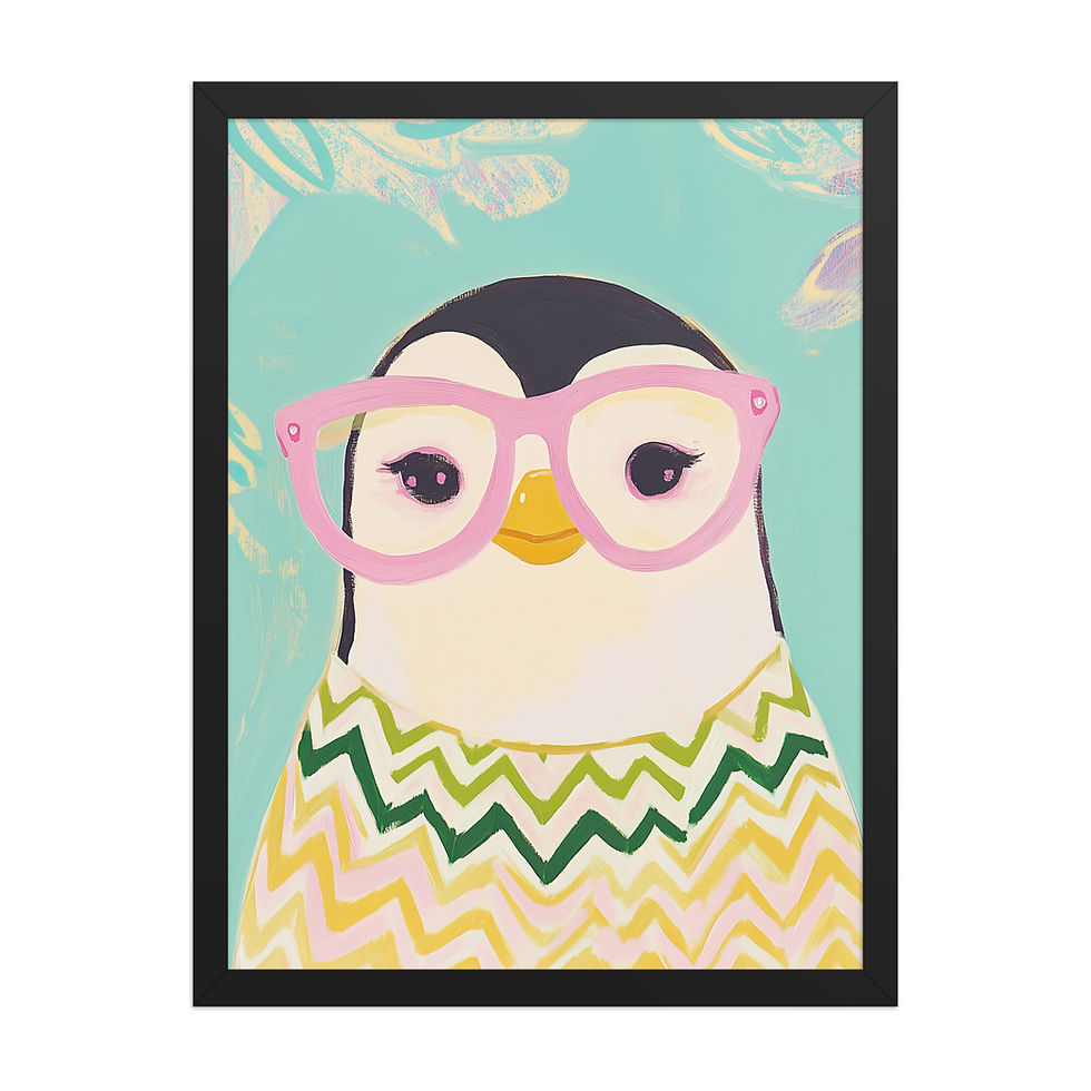 Thumbnail: Cute Bird | Children's Bedroom | Nursery Wall Art