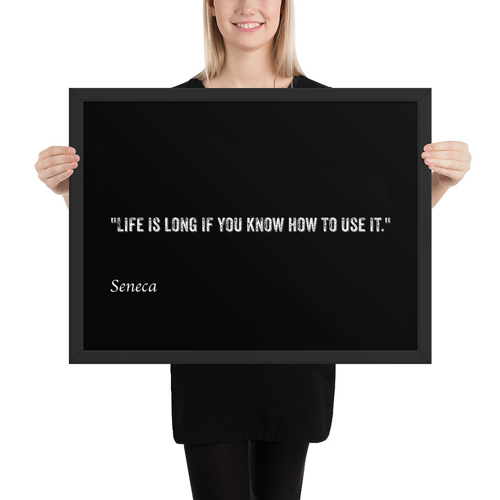 Thumbnail: Minimalist Stoic Quote Poster for Home Decor