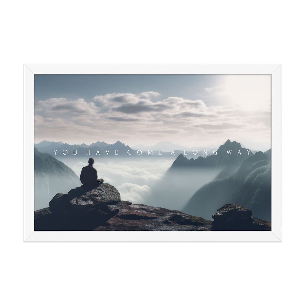 Thumbnail: Peak | Motivational Framed Poster | 12 x18 inch