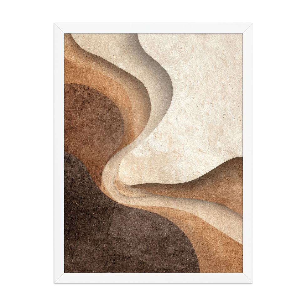 Thumbnail: Framed Dreamy Boho Art – Soft and Serene Decor