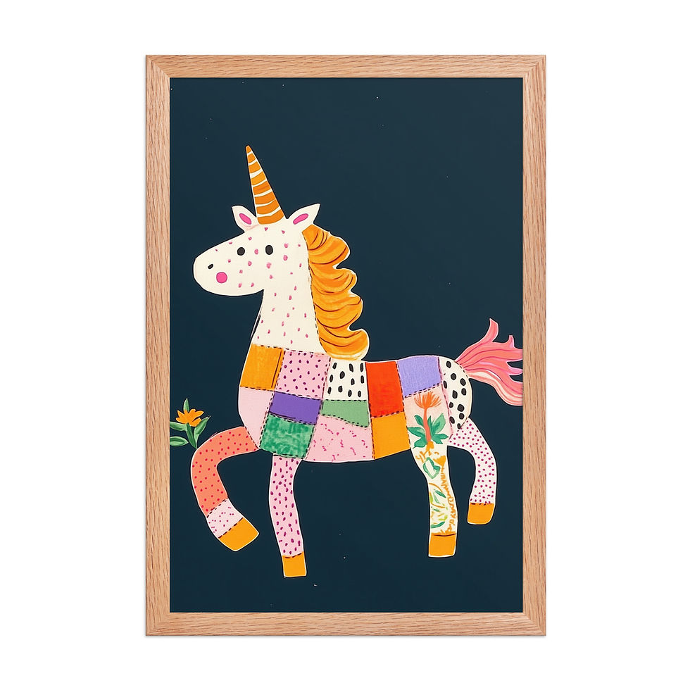 Thumbnail: Unicorn | Children's Bedroom | Nursery Wall Art