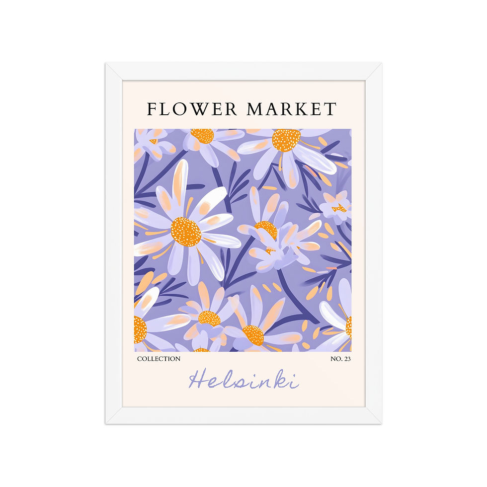 Thumbnail: Helsinki | Framed Botanical Wall Art: Nature Prints from Global Cities