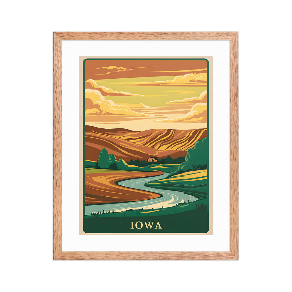 Thumbnail: Iowa Modern Travel Art