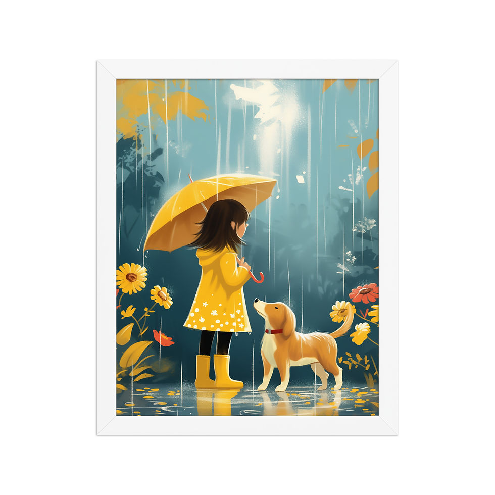 Thumbnail: Pup | Whimsical Framed Nursery Prints for Kids' Rooms | Adorable Wall Art