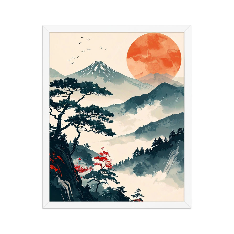 Thumbnail: Blood Moon over Mountains