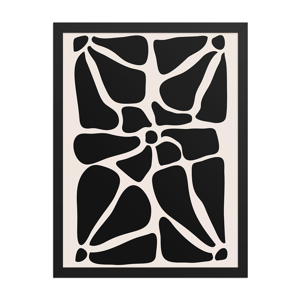 Thumbnail: Elegant Minimalist Black Botanical Art: Nature-Inspired Wall Decor vi