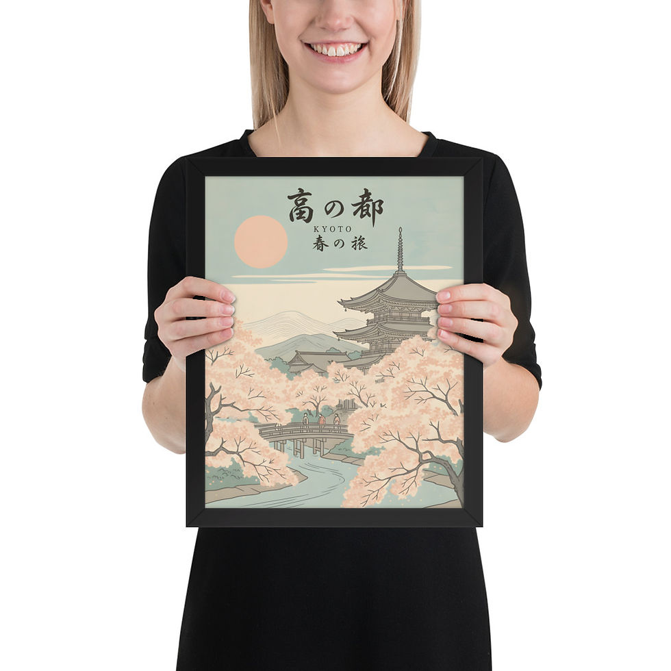 Thumbnail: Kyoto Framed Travel Poster
