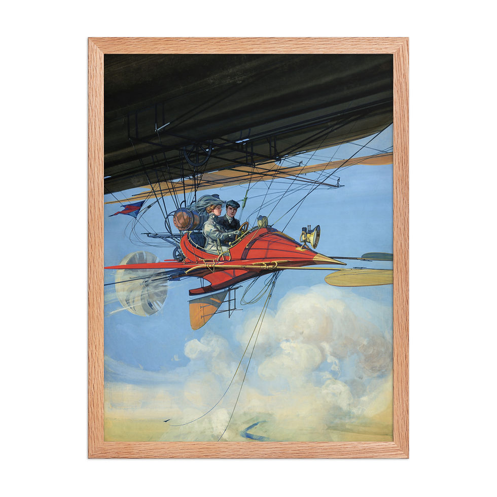 Thumbnail: Vintage Aeroplane Wall Art