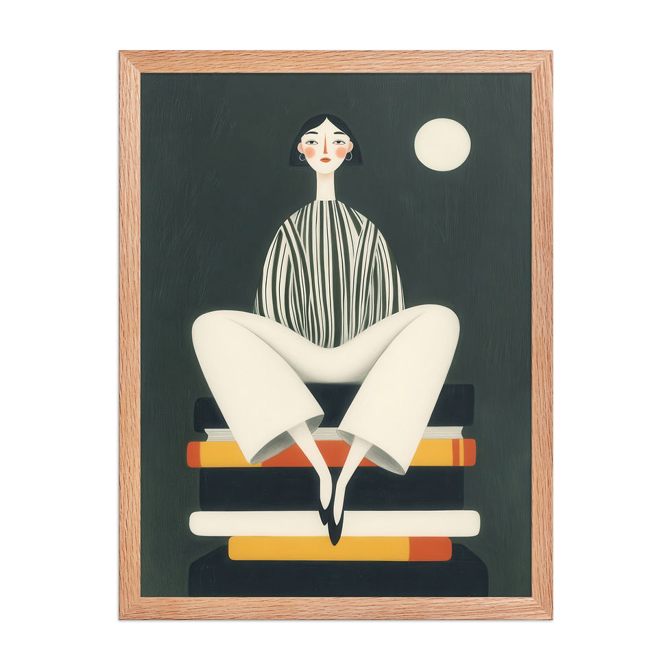 Thumbnail: Framed Colorful Abstract Art - Unique Eclectic Touch