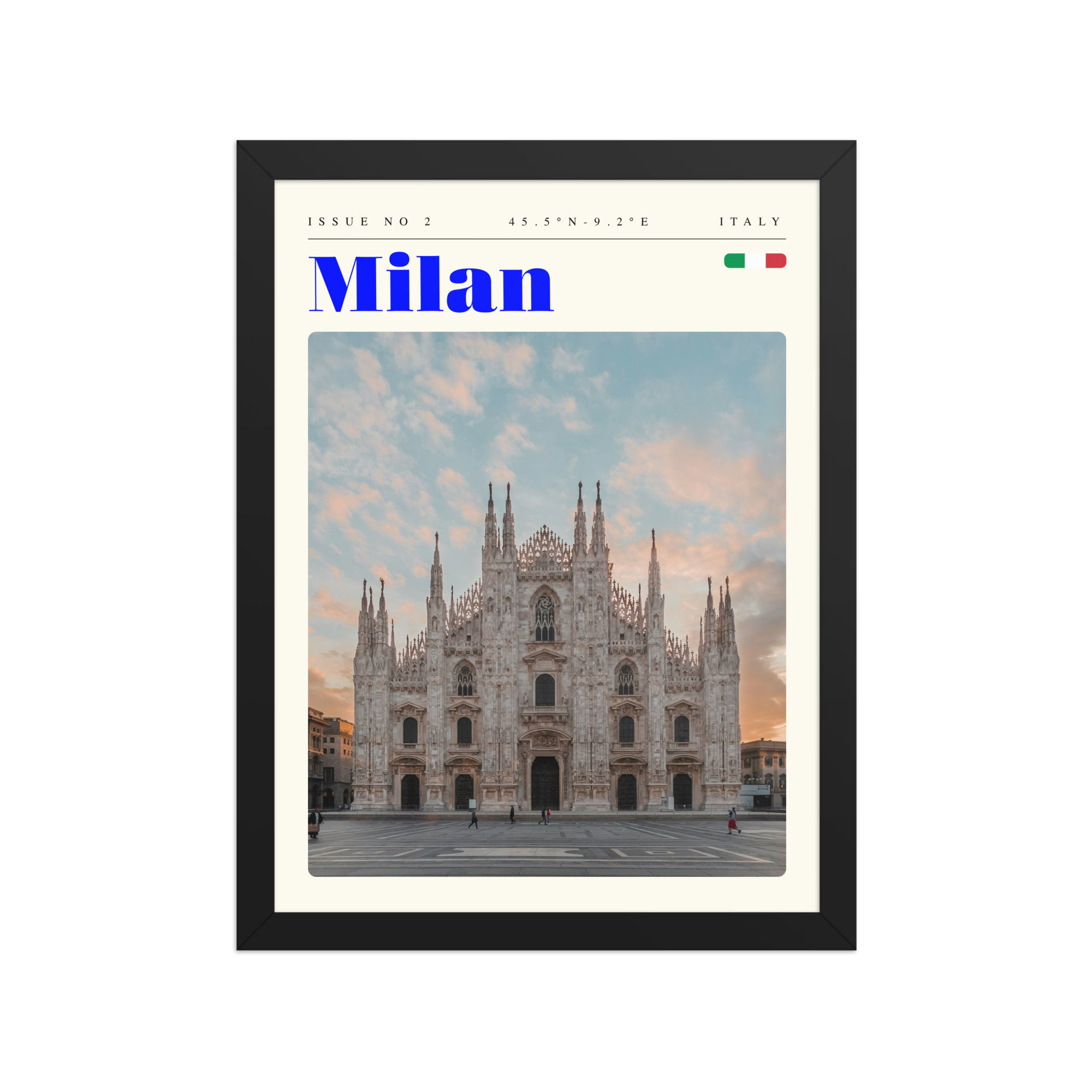 Milan | Framed Travel Posters: Explore Iconic European City Prints