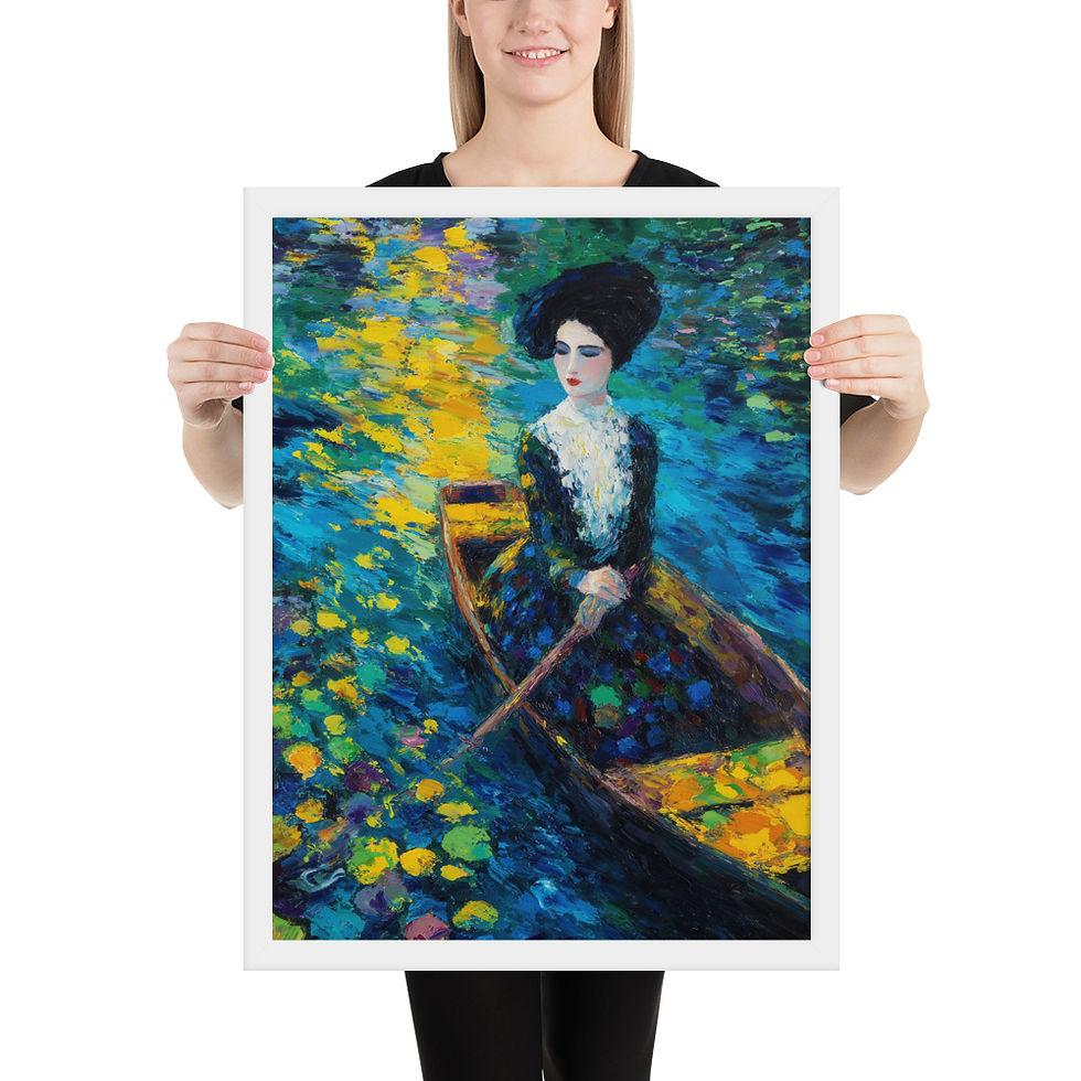 Thumbnail: Impressionist Lady in a Boat