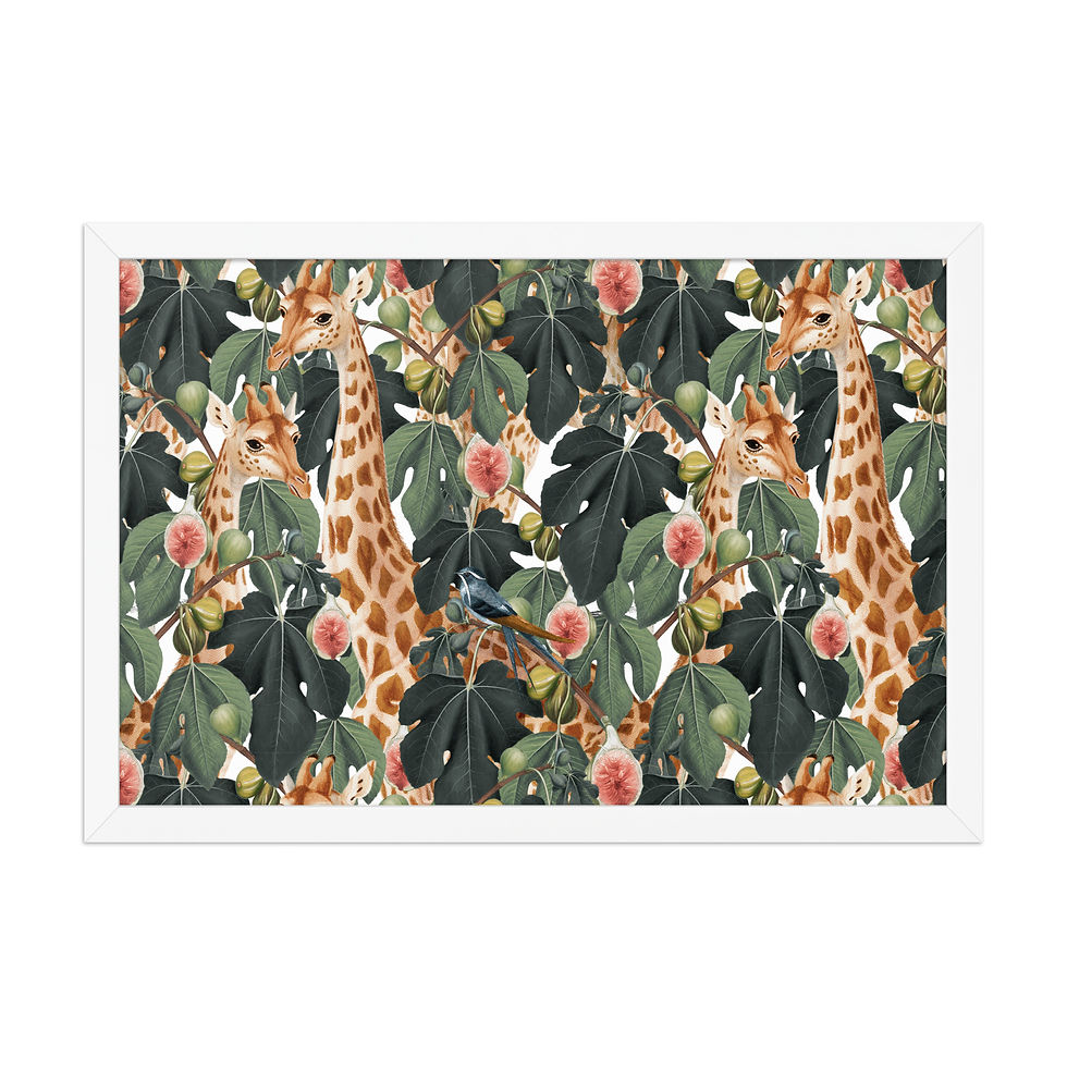 Thumbnail: Giraffes | Framed Art Living Room - Creative Decor