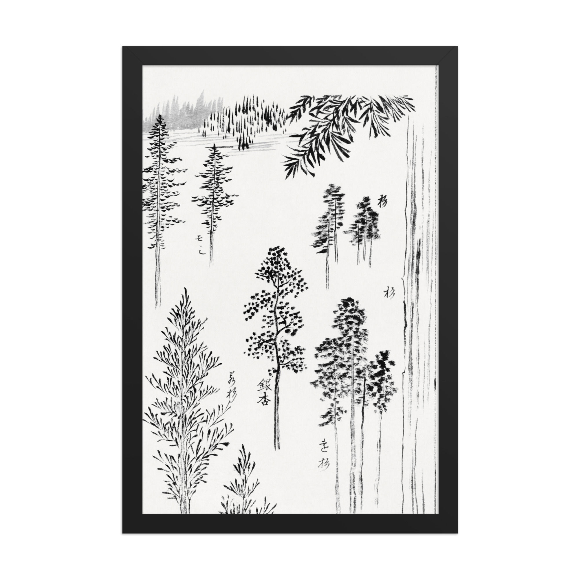 Framed Hokusai Art for Bathroom  