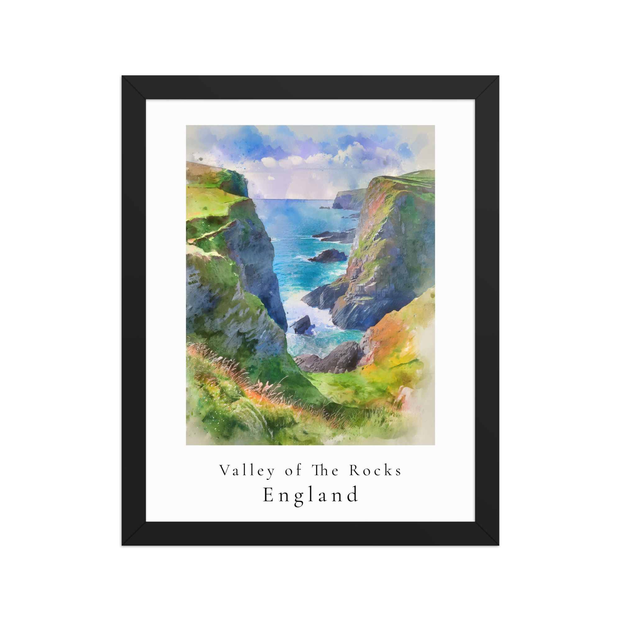 North Devon | Framed National Park Wall Art