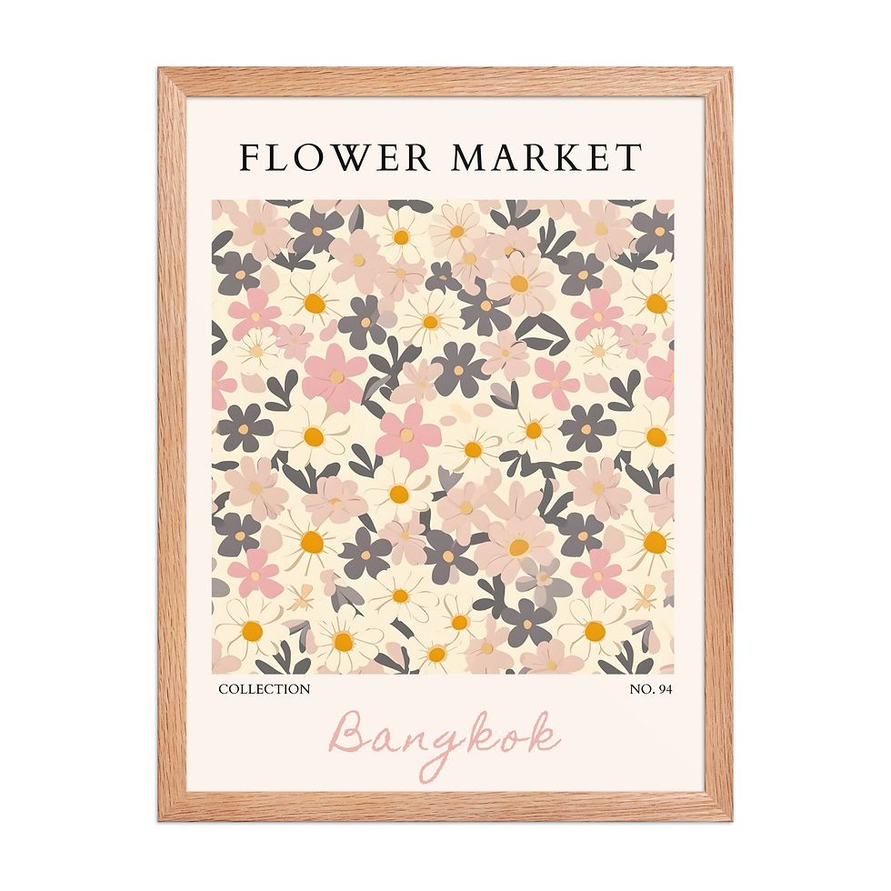 Thumbnail: Bangkok | Framed Botanical Wall Art: Nature Prints from Global Cities