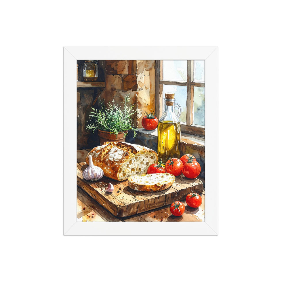 Thumbnail: Watercolor Kitchen Wall Art