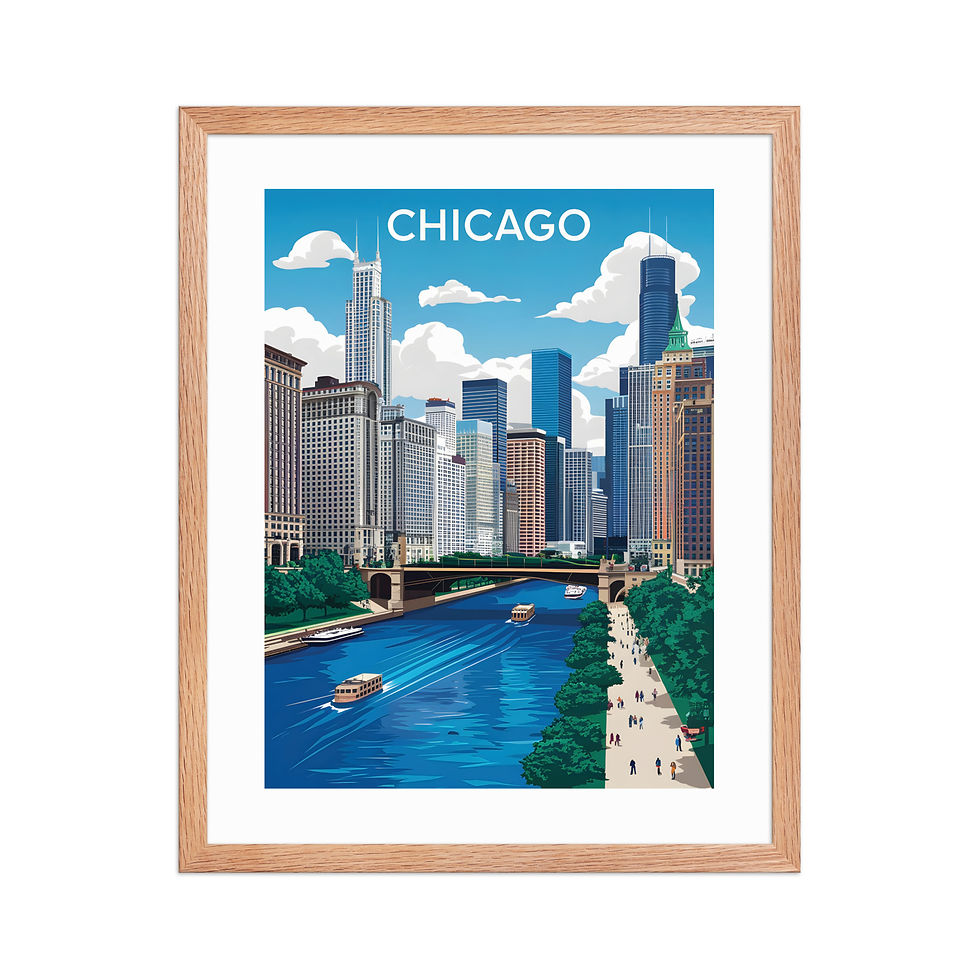 Thumbnail: Chicago Modern Travel Art