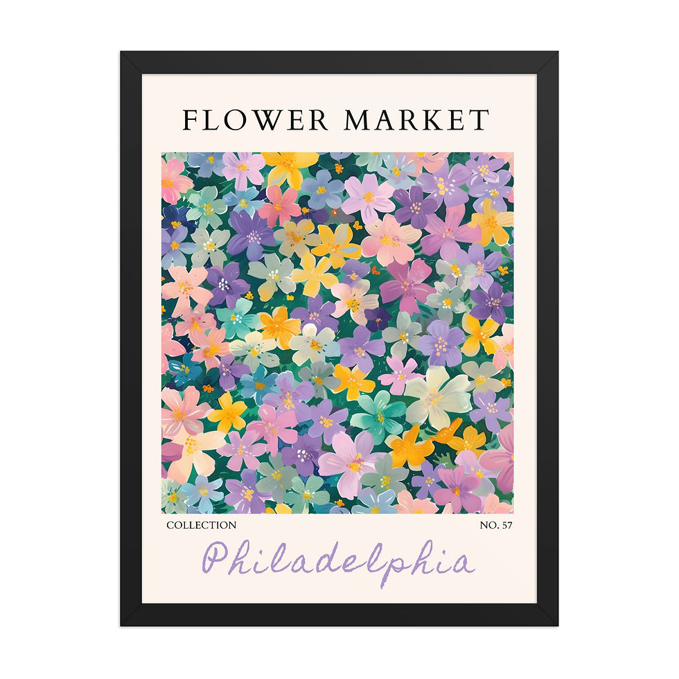 Thumbnail: Philadelphia | Framed Botanical Wall Art: Nature Prints from Global Cities