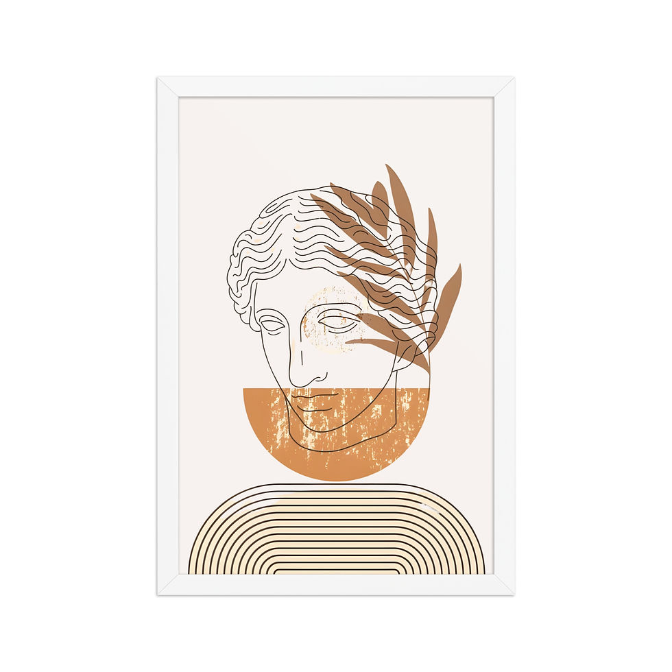 Thumbnail: Simple Boho Wall Art: Minimalist Decor for a Cozy Home Vibe bowl