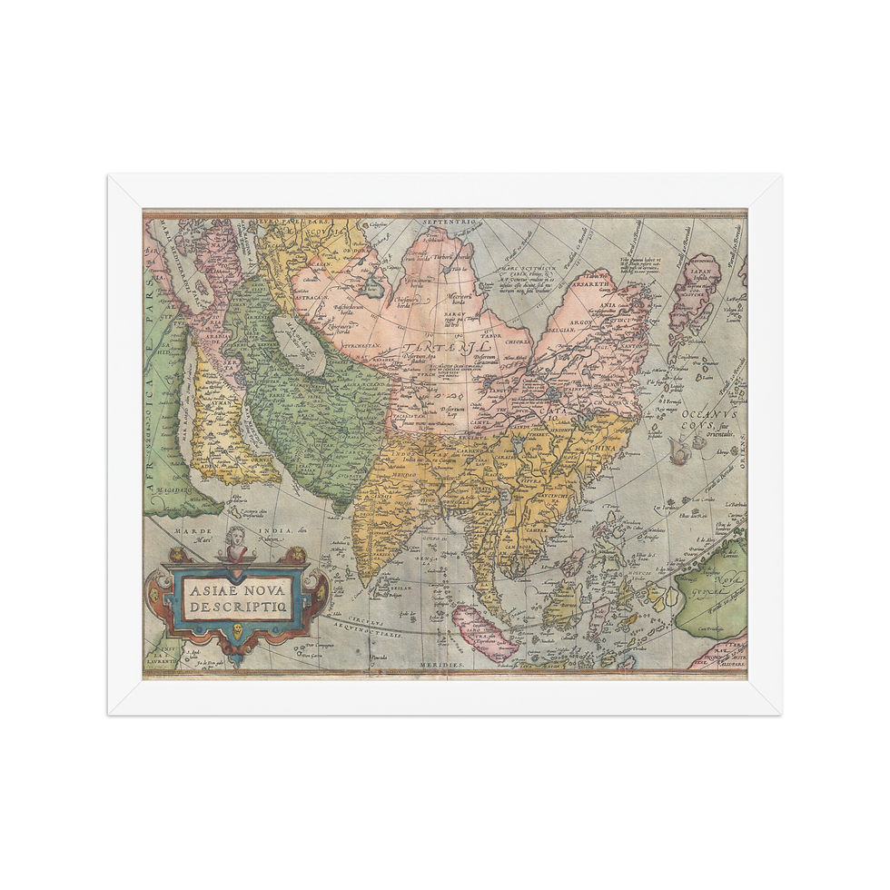 Thumbnail: Vintage World Maps: Timeless Art for Home and Office Decor Asia