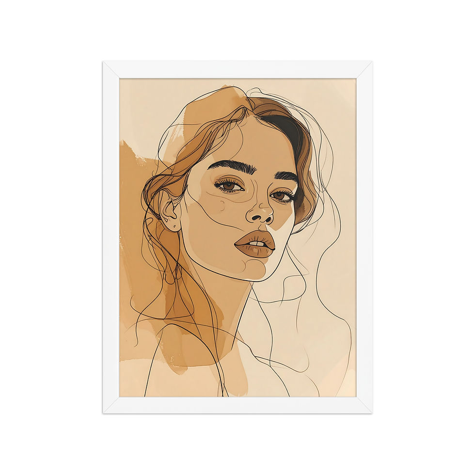 Thumbnail: Elegant Line Art Portrait
