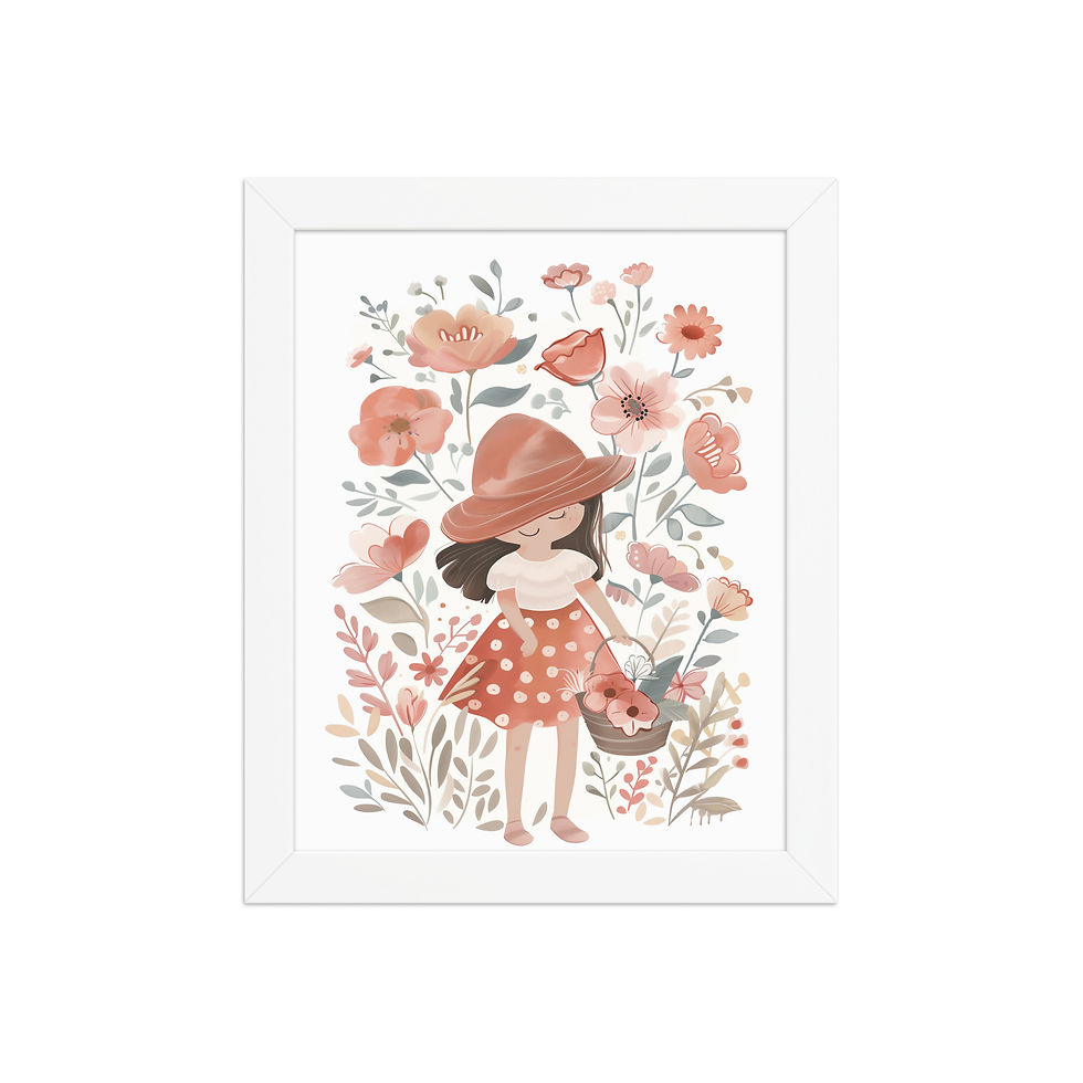 Thumbnail: Pick | Whimsical Framed Nursery Prints for Kids' Rooms | Adorable Wall Art