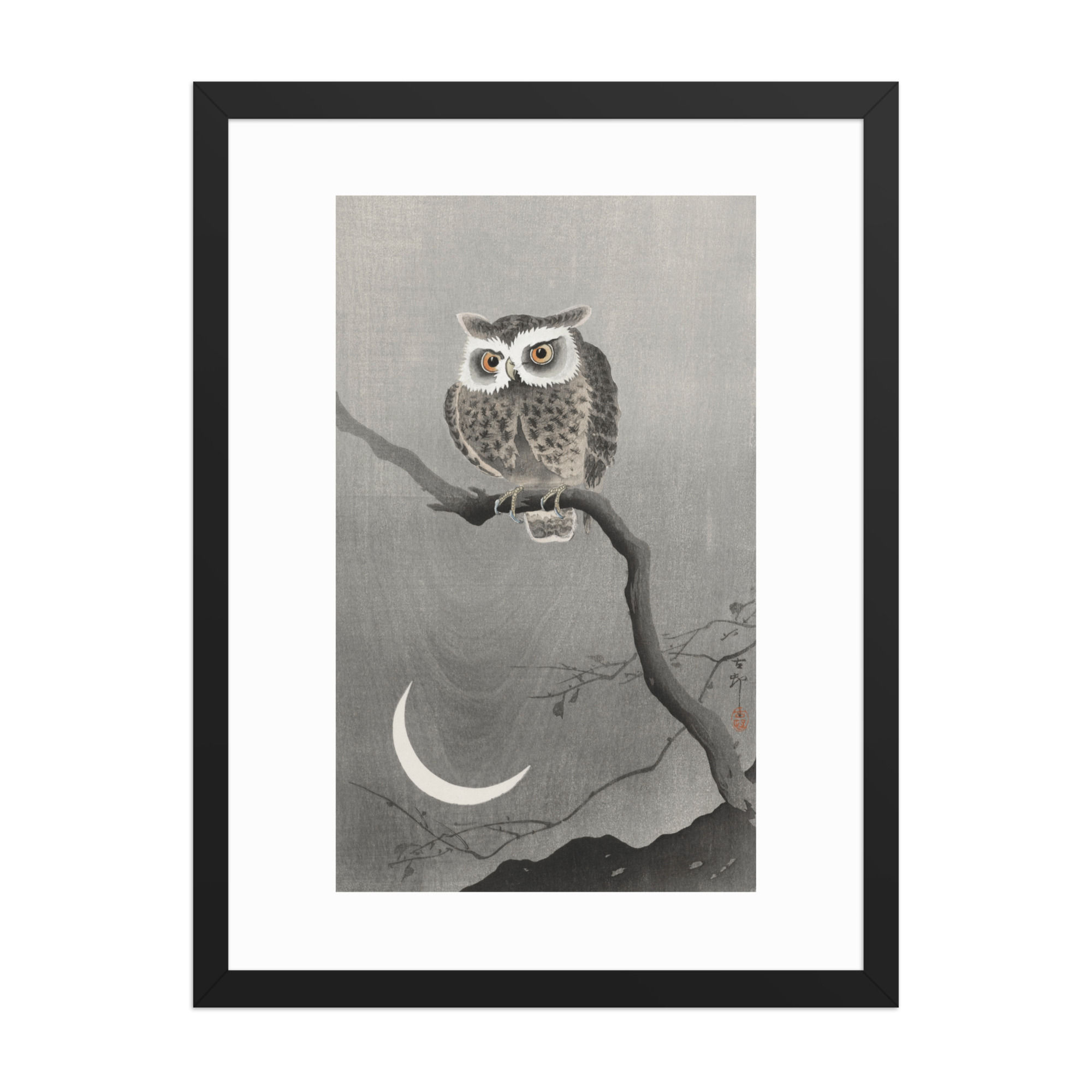 Ohara Koson Print — Poised Minimalism Collectible Kacho‑e Reproduction