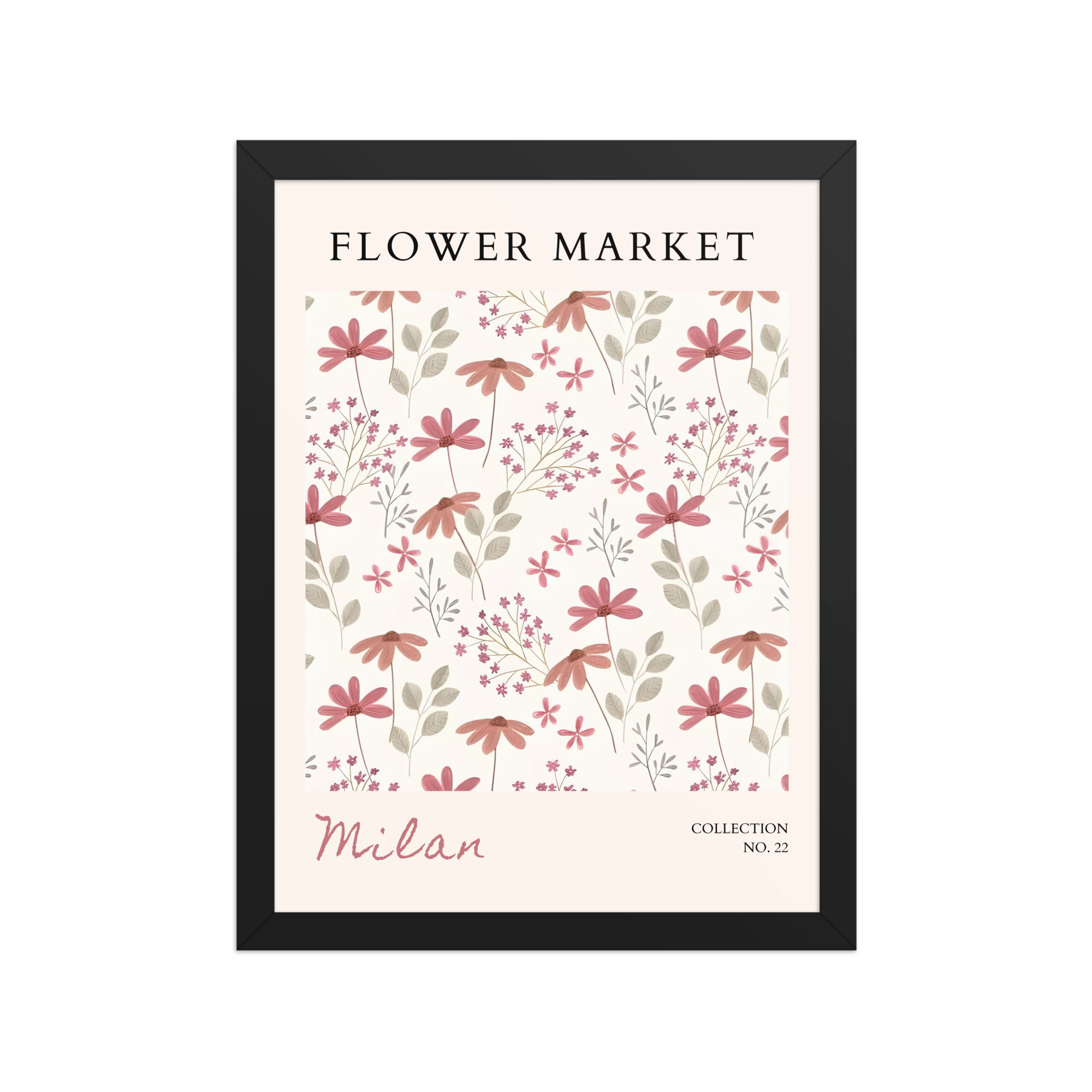 Milan | Framed Botanical Wall Art: Nature Prints from Global Cities