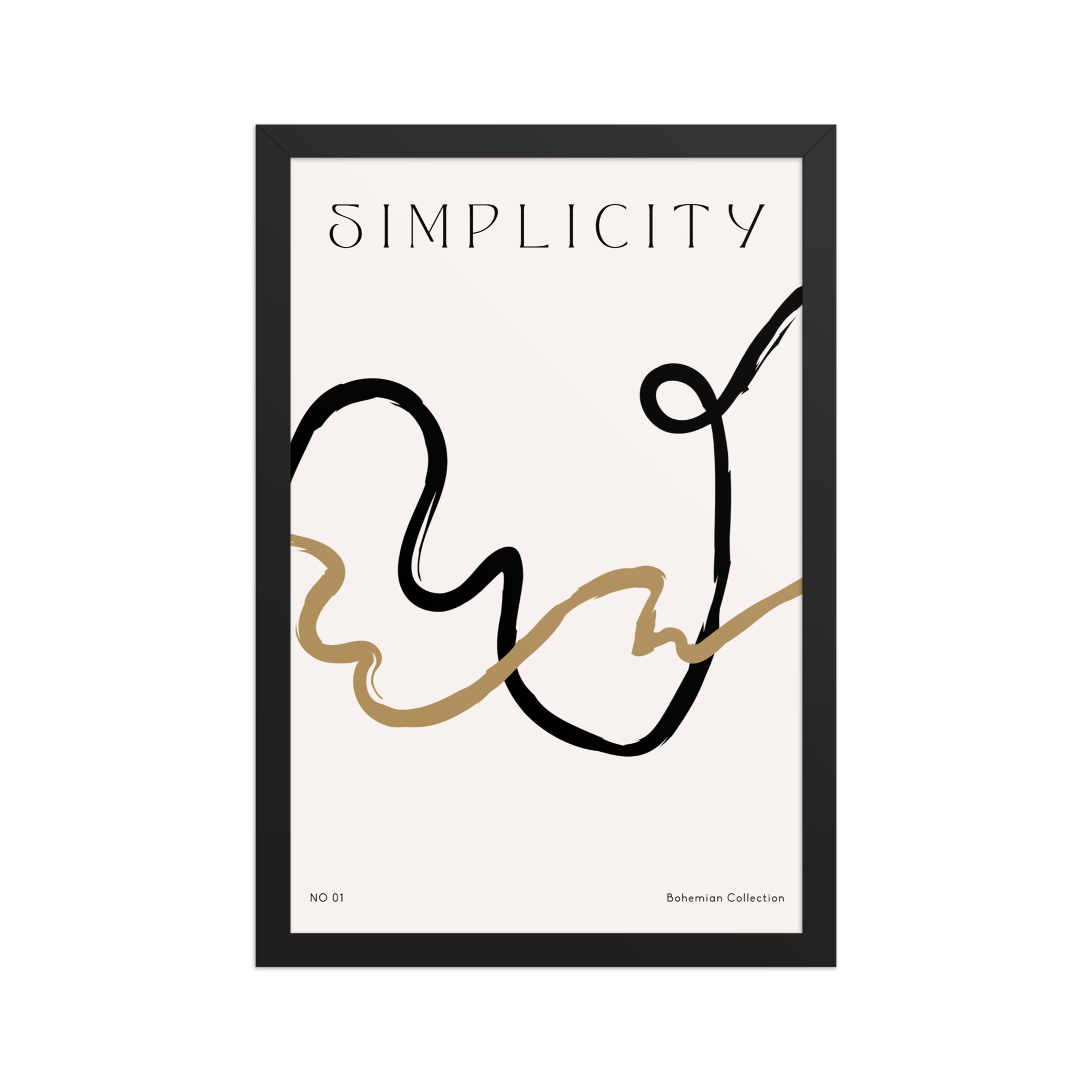 Minimalist Boho Art: Simple Wall Decor for a Cozy Atmosphere vi