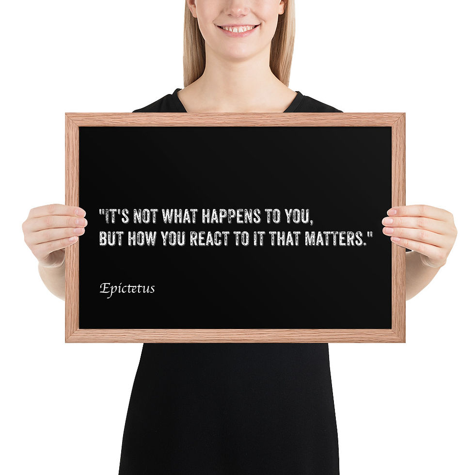 Thumbnail: Framed Stoic Quotes for Mindfulness and Clarity