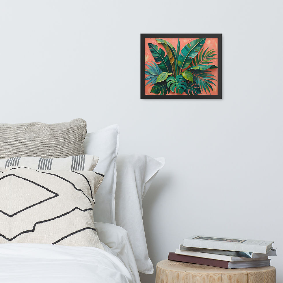 Thumbnail: Evergreen Tropical Foliage  Summer Wall Art