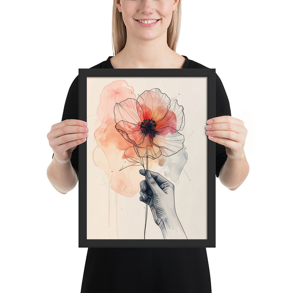 Thumbnail: Simple Line Art Flower
