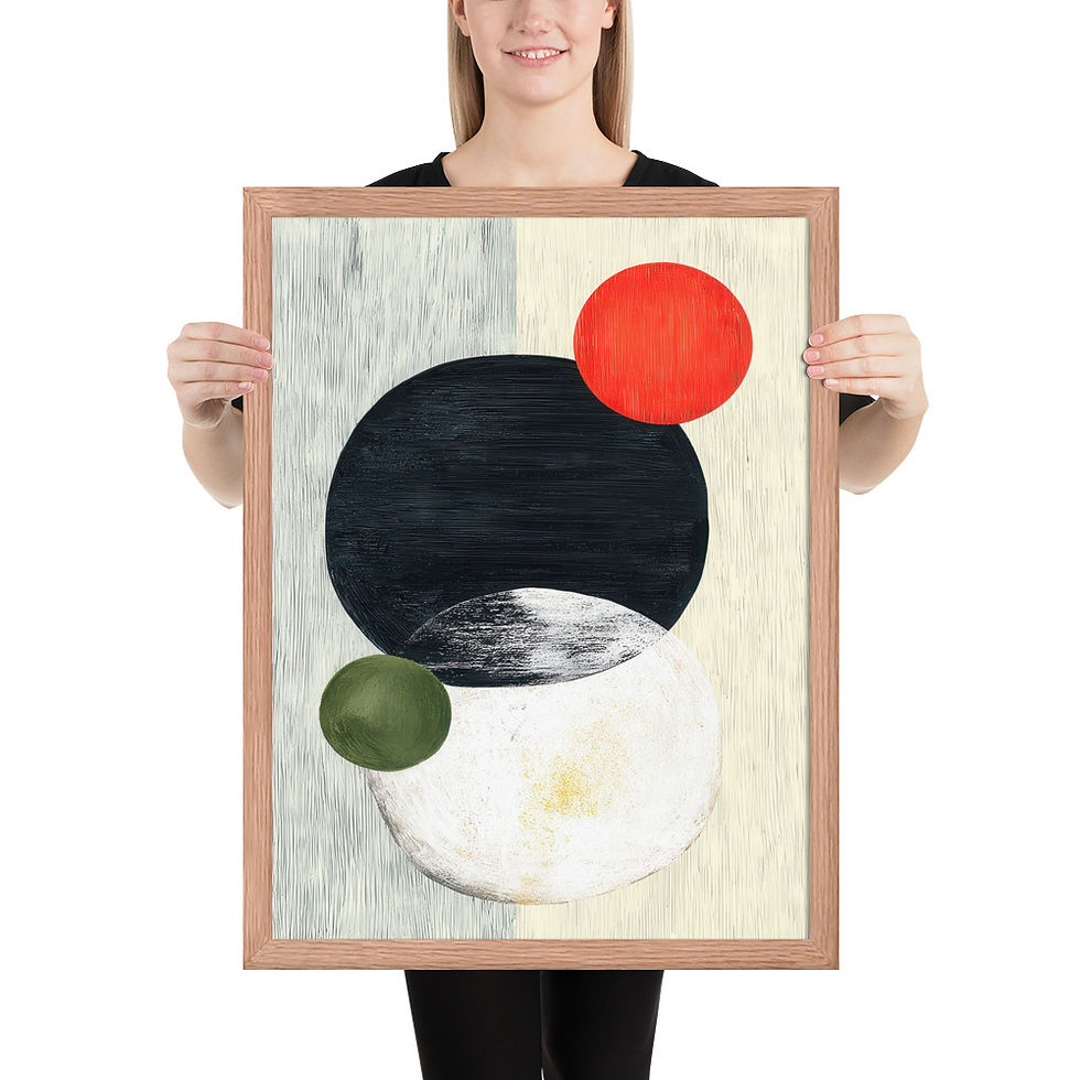 Thumbnail: Affordable Framed Gouache Art for Stylish Spaces