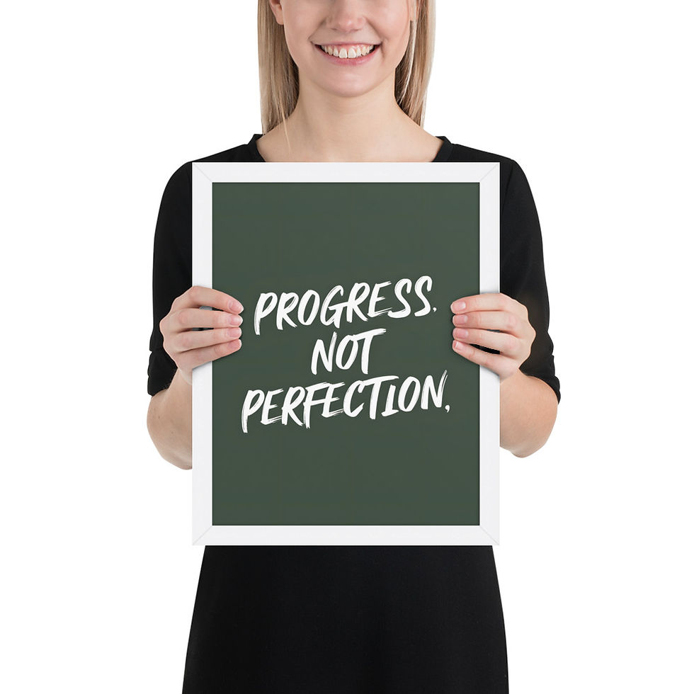 Thumbnail: Progress Perfection | Motivational Art