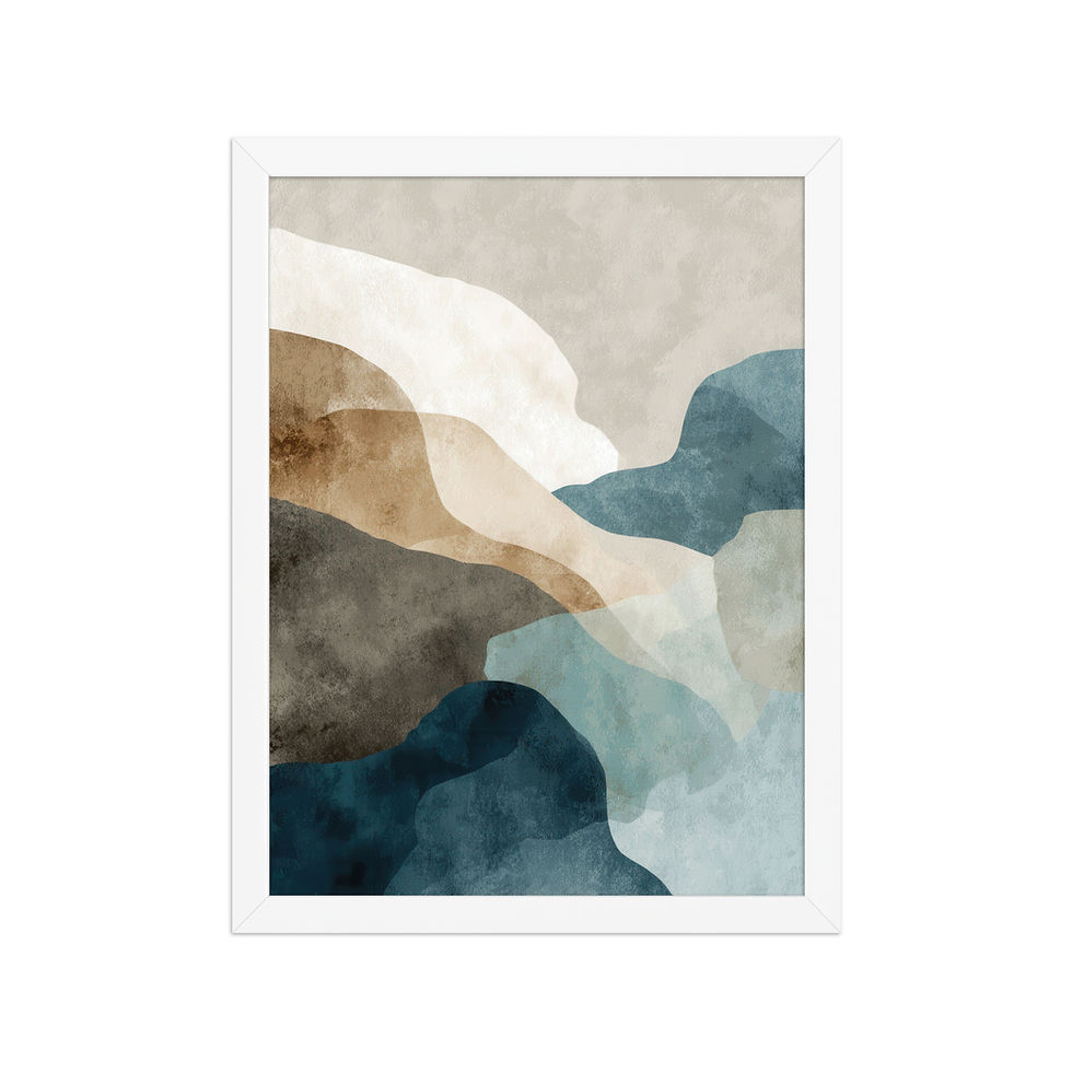 Thumbnail: Framed Dreamy Boho Art – Soft and Serene Decor