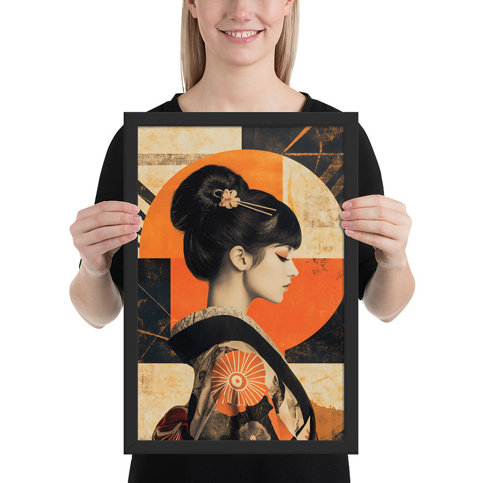 Thumbnail: Graphic Japanese Geisha Art
